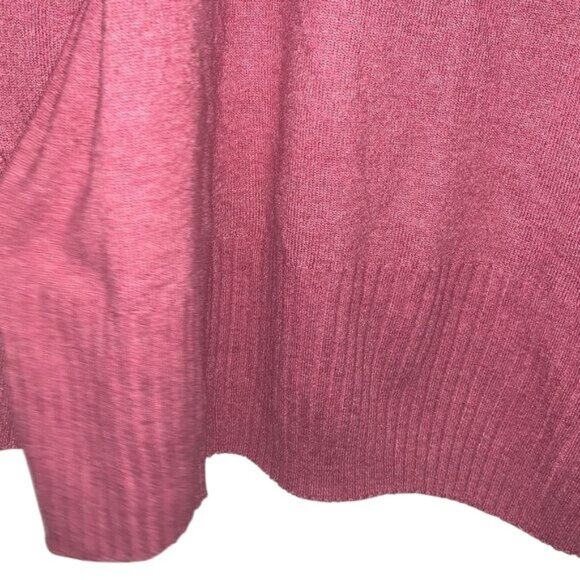 Terra & Sky Womens Plus Size 2X Burgundy Knit Pullover Sweater - Picture 5 of 8